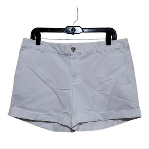 Banana Republic Womens White Chino Shorts Size 10